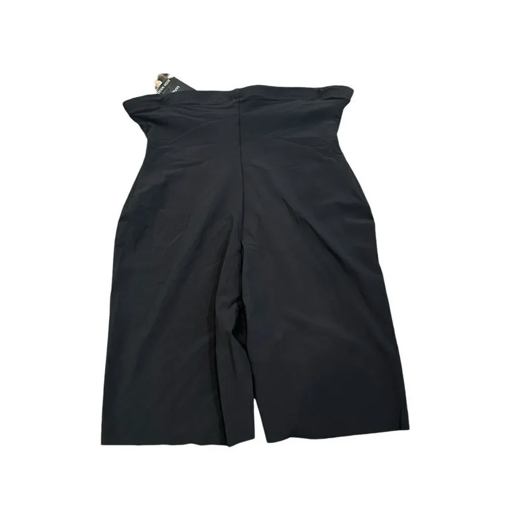 Maidenform Women's Light Control High-Waist Thigh Slimmer DM2561 2XL Black short